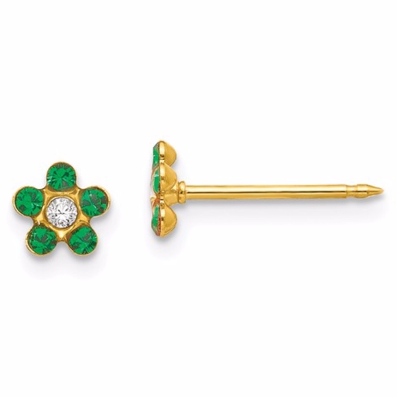 14k Birthstone Earrings